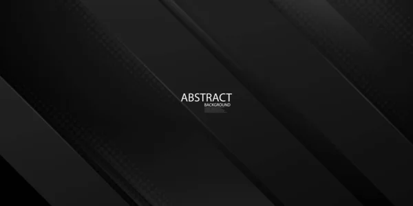 美しい白い線で飾られた黒抽象的なパターンとダイナミックな背景ポスター ベクター形式のイラスト — ストックベクタ