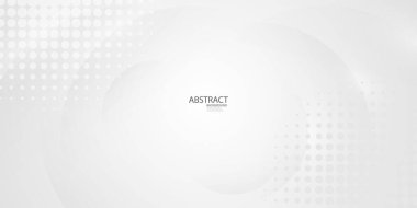 Soyut beyaz ve gri arkaplan Modern Yarıton Dalga Arkaplan Tasarımı