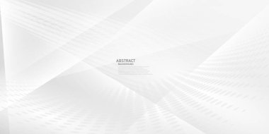 Soyut beyaz ve gri arkaplan Modern Yarıton Dalga Arkaplan Tasarımı
