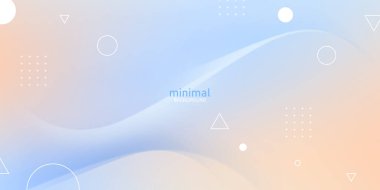 Modern Geometrik Soyut Arkaplan Tasarım Vektör Çizimi