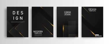 Çizgi renkli tasarımınız için soyut model Pastel rengarenk arka plan A4 konsepti, Broşür Tasarım Şablonu