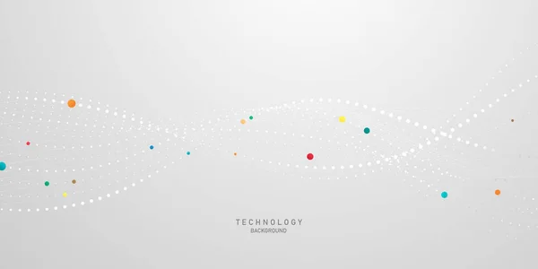 Moderne Abstrakte Technologie Hintergrund Design Vektor Illustration — Stockfoto