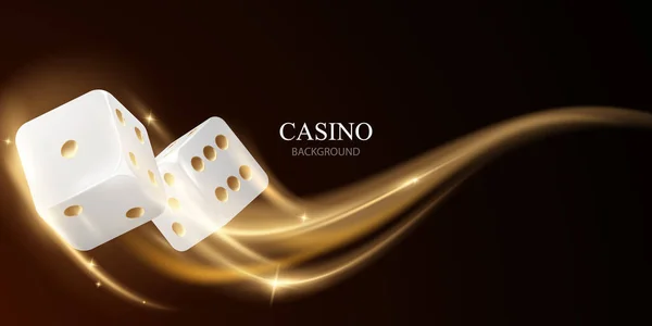 Vip Vektor Illustration Ett Kasino Spel Bakgrund Med Spelutrustning — Stockfoto