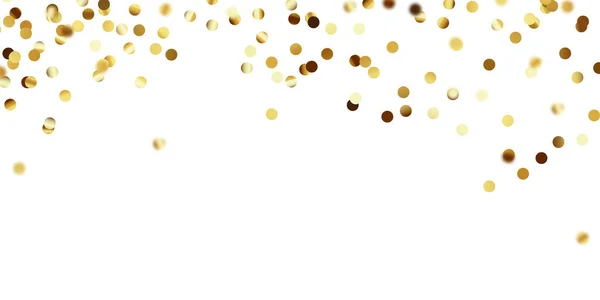 Vector Image Golden Confetti Joyous Party Background — Stock Photo, Image