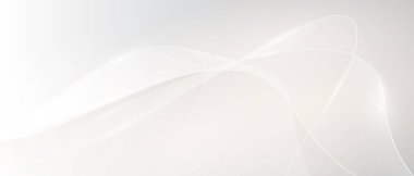 Soyut arkaplan tasarımı beyaz geometrik sıvı vektör elementlerini şekillendirir