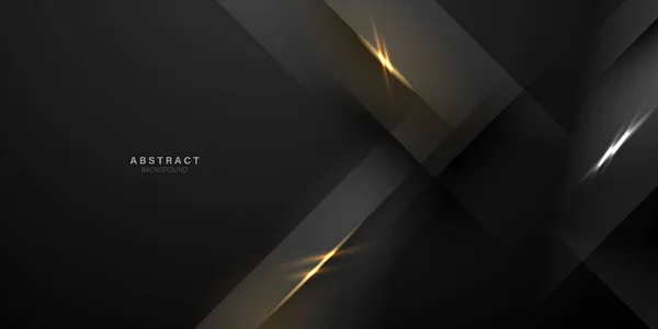 vector abstract luxury black background with golden elements modern creative concept