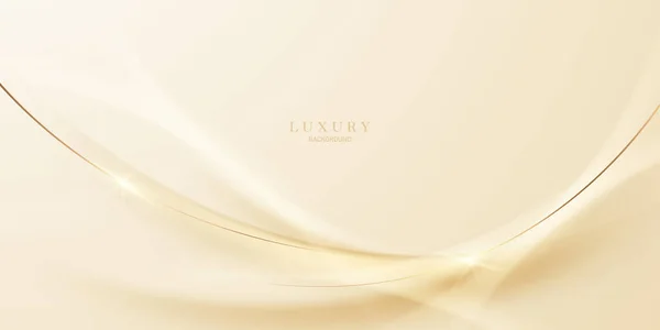 Zarif altın elementlerle zarif beyaz bir zemin. Modern 3D Soyut Vektör İllüstrasyon Tasarımı