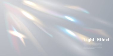 rainbow light effect abstract vector illustration
