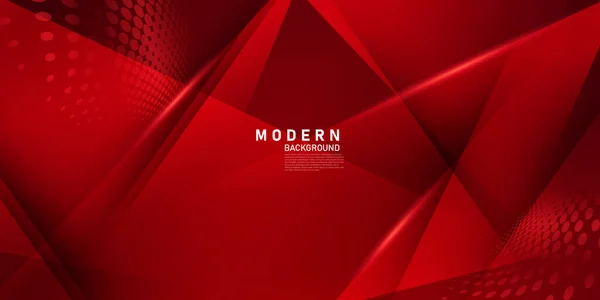 Abstract background design with red geometric elements vector