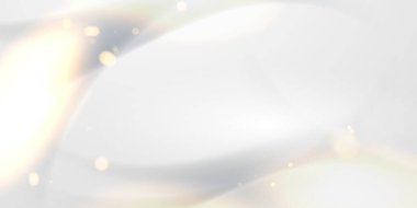 Elegant white background with ornate golden elements. Modern Abstract Vector Illustration Design