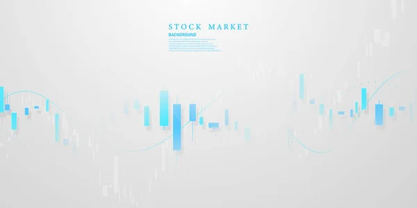 Business Vector Illustration Design Stock Market Charts Forex Trading Charts — 图库照片
