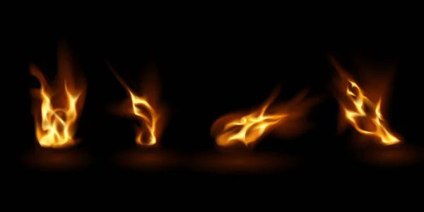 Векторная Иллюстрация Виртуального Пламени — стоковое фото