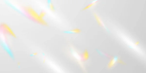 Confeti Diseño Con Arco Iris Luz Efecto Vector Ilustración —  Fotos de Stock