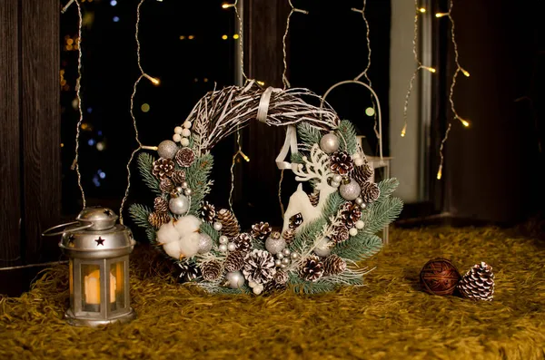 Christmas Wreath Decorations Christmas — Stock Photo, Image