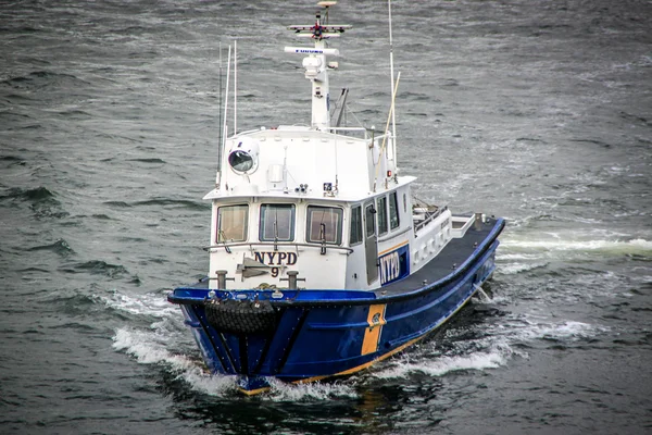 New York polisi tekne new York'ta hudson Nehri