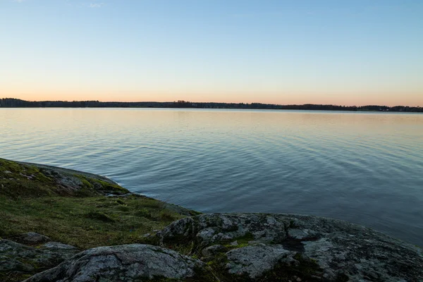 Lake in the evening light — Stock Photo, Image
