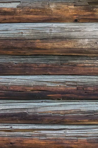 Old log wall background — Stock Photo, Image