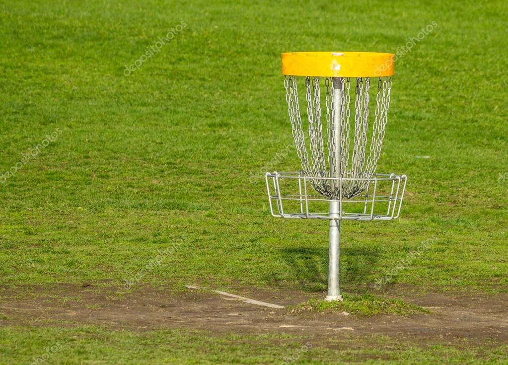 Frisbee golf basket Stock Photo by ©Alexanderphoto7 46403439