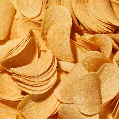 Patates cipsinin arka plan dokusu