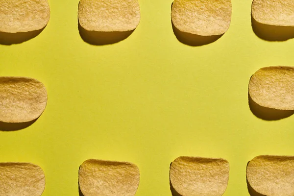 Fotokopi alanı olan lezzetli patates cipsi