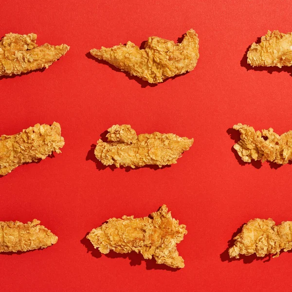 Oříznuté chutné a chutné kuřecí křidélka — Stock fotografie