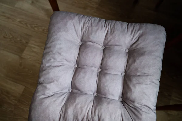 Weißes Kissen Auf Dem Sofa — Stockfoto