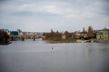 İsveç 'teki Stockholm şehri manzarası
