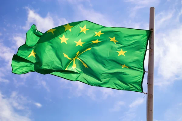 Адыгийский флаг — стоковое фото
