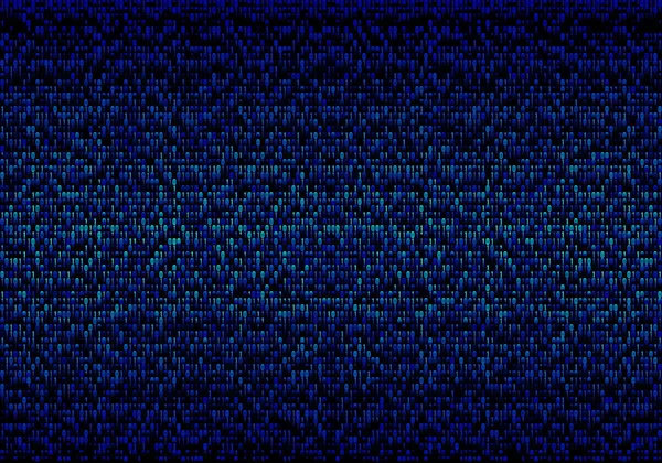 Código binario abstracto en pantalla digital azul — Foto de Stock