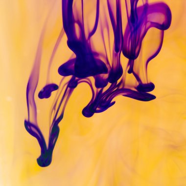 Mor mürekkep şekillerini