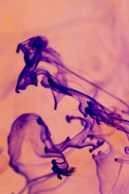 soyut mürekkep şekillerini