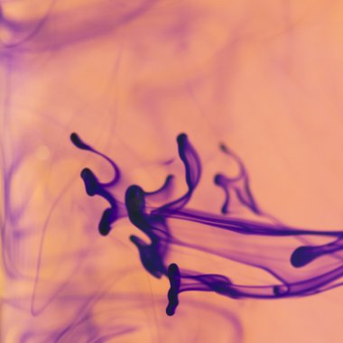 soyut mürekkep şekillerini