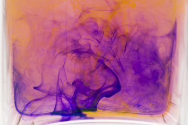 soyut mürekkep şekillerini