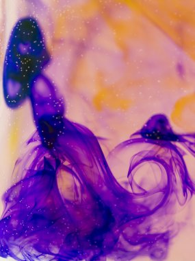 Mor mürekkep şekillerini