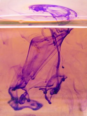 soyut mürekkep şekillerini