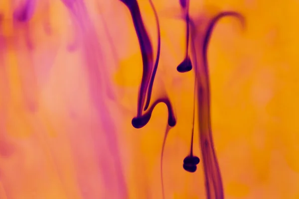 Purple ink shapes — Stock Photo, Image