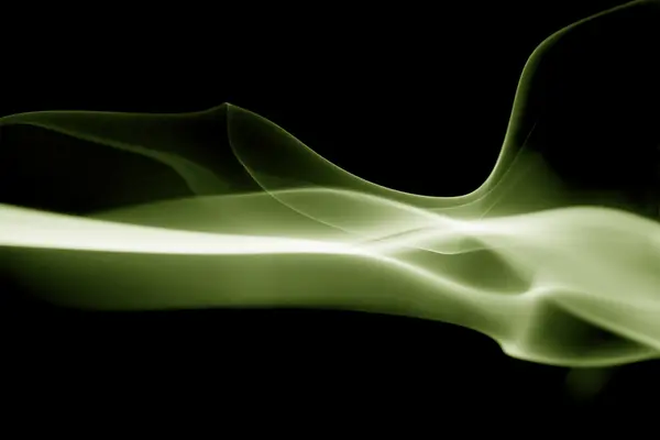 Abstract green smoke shapes — Stock Photo, Image