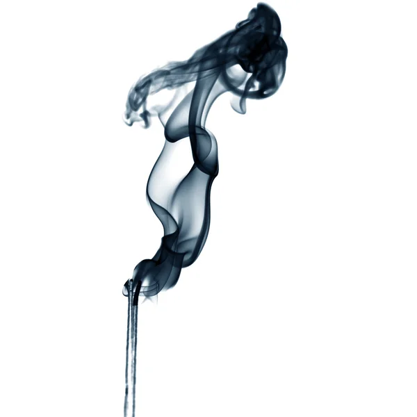 Blå rök former — Stockfoto