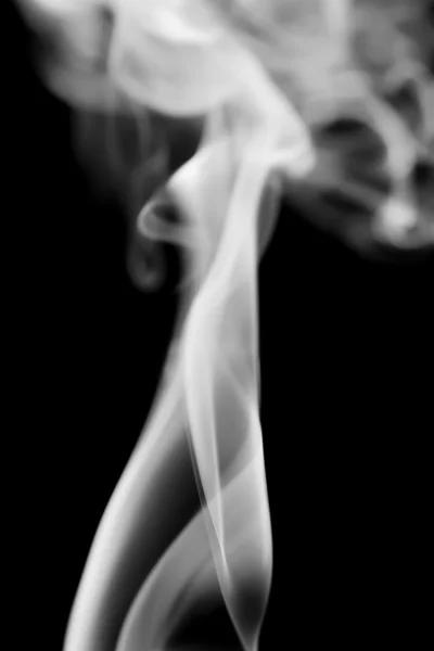 Vit rök former — Stockfoto