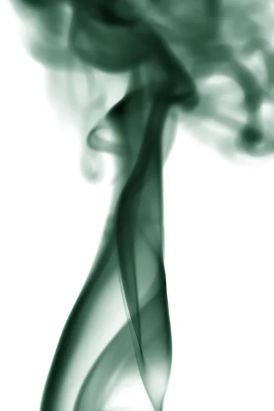 Green smoke shapes — Stock Photo, Image