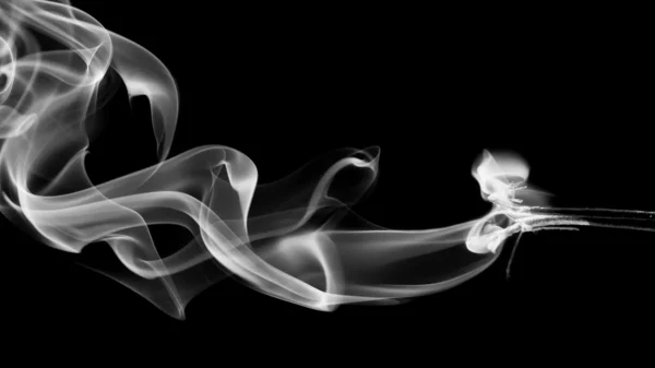 White smoke shapes — Stock Photo, Image