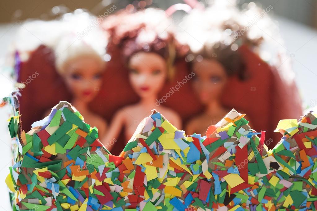 three barbie dolls