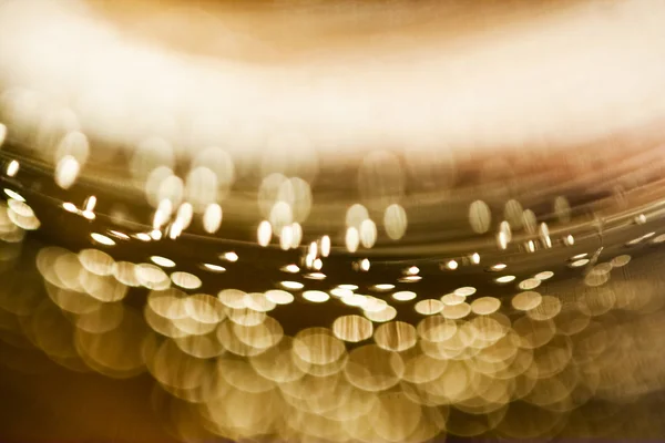 Abstracte onderwater spelletjes met bubbels en licht — Stockfoto