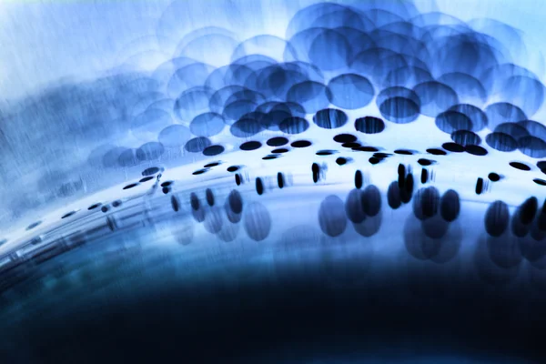 Abstract underwater games with bubbles and light — Stock Photo, Image