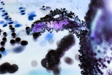 bubbles ve ışık ile soyut sualtı oyunları