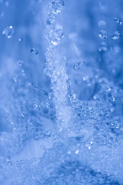 Water splashes and water bubbles — Stock Photo, Image