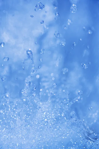 Water splashes and water bubbles — Stock Photo, Image