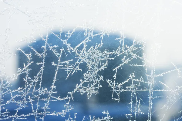 Bevroren ijskoude textuur — Stockfoto