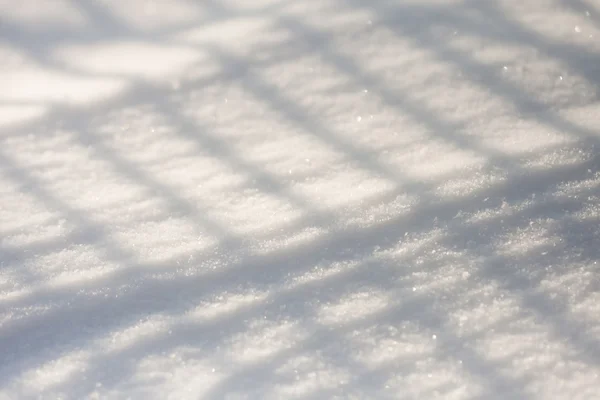 Sneeuw textuur met schaduwen — Stockfoto