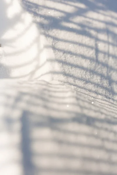 Texture neige avec ombres — Photo